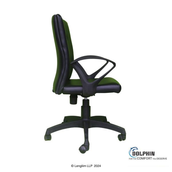 Dolphin DF 119 Medium Back Office Chair Side View