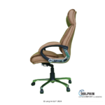 Dolphin DF 15 High Back Leatherite Office Chair Side View