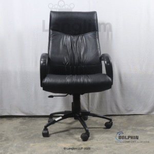 Dolphin DF 66 High Back Leatherite Office Chair Front View