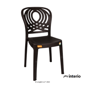 Mango Sizzler Plastic Chair (Weather Brown)