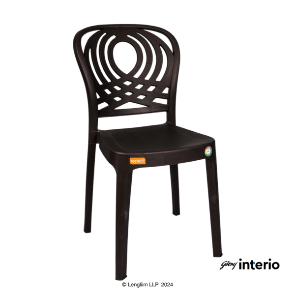 Mango Sizzler Plastic Chair (Weather Brown)