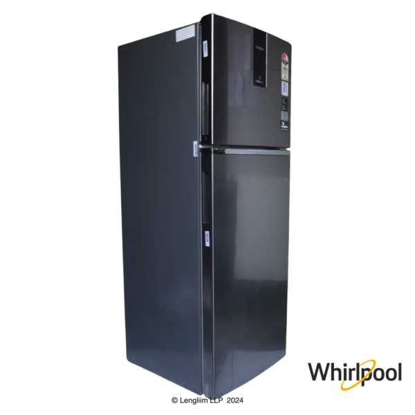 Whirlpool 235 Liters 3 Star Double Door Fridge (German Steel, 21990) Front Angle View