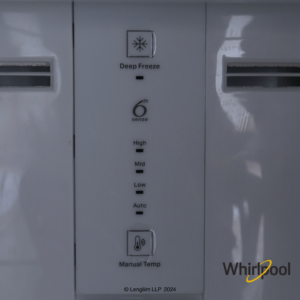 Whirlpool 235 Liters 3 Star Double Door Fridge (German Steel, 21990) Fridge Control