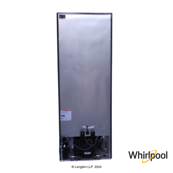 Whirlpool 235 Liters 3 Star Double Door Fridge (German Steel, 21990) Back View