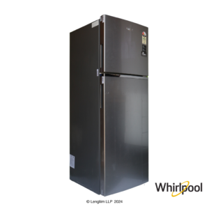 Whirlpool 235 Liters 2 Star Double Door Fridge (Athena Steel, 22149) Front Angle View