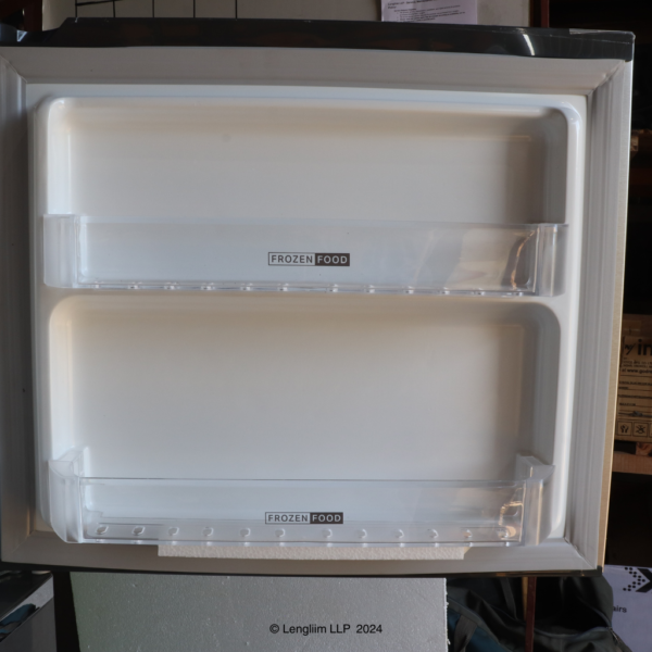 Whirlpool 235 Liters 2 Star Double Door Fridge (Athena Steel, 22149) Freezer Door Shelves View