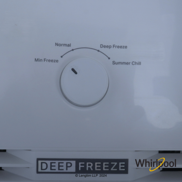 Whirlpool 235 Liters 2 Star Double Door Fridge (Athena Steel, 22149) Freezer Control Panel