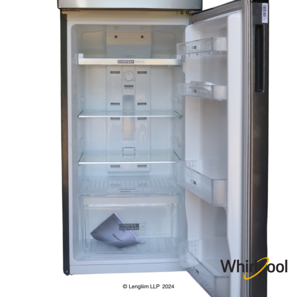 Whirlpool 235 Liters 2 Star Double Door Fridge (Athena Steel, 22149) Fridge View