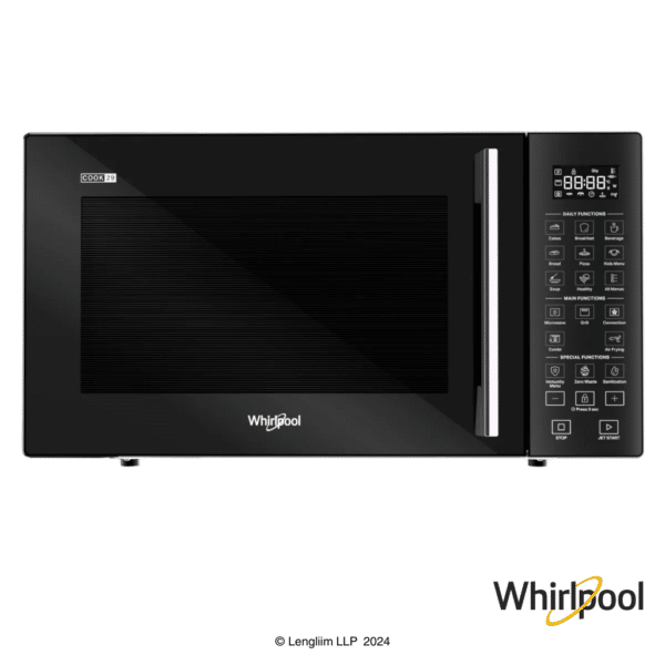 Whirlpool Magicook Pro 29L Convection Microwave (Air-Fryer with Baking Plate, 50056) Front View