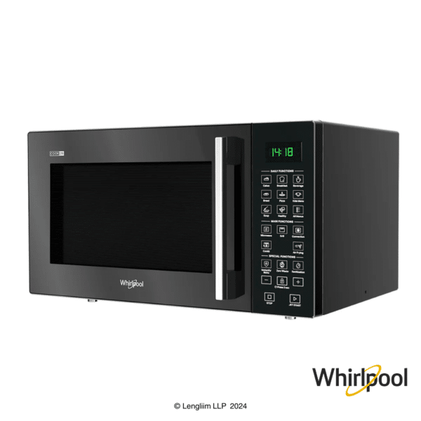 Whirlpool Magicook Pro 29L Convection Microwave (Air-Fryer with Baking Plate, 50056) Front Angle View