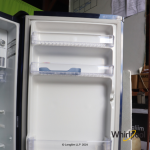 Whirlpool 180 Liters 1 Star Single Door Fridge (Sapphire Gloria, 72476) Door Compartments Top