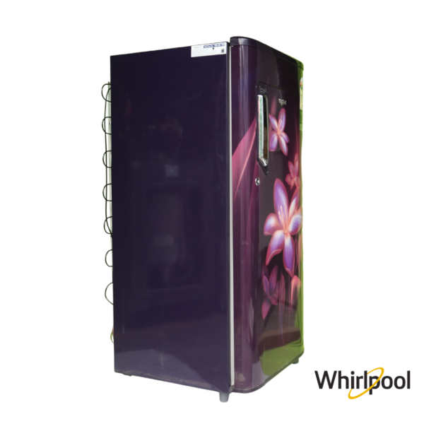 Whirlpool 180 Liters 1 Star Single Door Fridge (Purple Gloria, 72494) Front Angle View