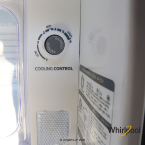 Whirlpool 184 Liters 2 Star Single Door Fridge (Sapphire Linnea, 72502) Control Knob