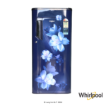 Whirlpool 184 Liters 2 Star Single Door Fridge (Sapphire Linnea, 72502) Front View