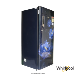 Whirlpool 192 Liters 4 Star Single Door Fridge Magic Cool (Blue Abyss, 72543) Front Angle View