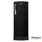 Whirlpool 192 Liters 4 Star Single Door Fridge with Base Drawer (Steel Onyx, 72584) Company Front View