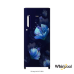 Whirlpool 184 Liters 2 Star Single Door Fridge (Sapphire Belita, 73212) Front View