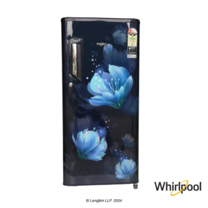 Whirlpool 184 Liters 2 Star Single Door Fridge (Sapphire Belita, 73212) Front View