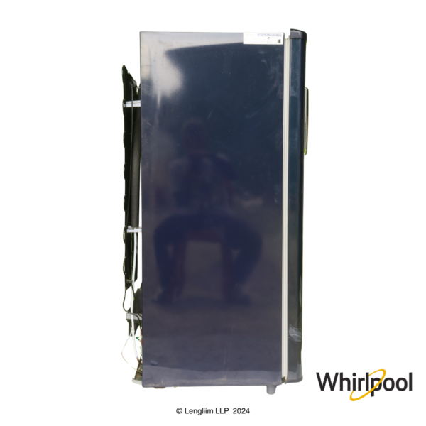 Whirlpool 184 Liters 2 Star Single Door Fridge (Sapphire Belita, 73212) Side View