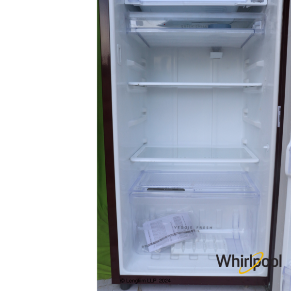 Whirlpool 184 Liters 2 Star Single Door Fridge (Wine Belita, 73213) Fridge Box