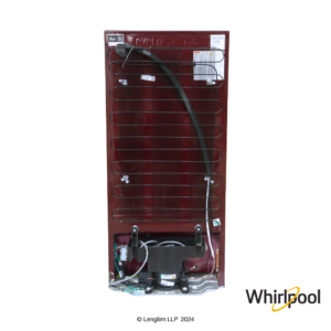 Whirlpool 184 Liters 2 Star Single Door Fridge (Wine Belita, 73213) Back View