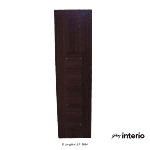 Godrej Interio Genesys Premium Dresser V2 (Dark Walnut) Back View