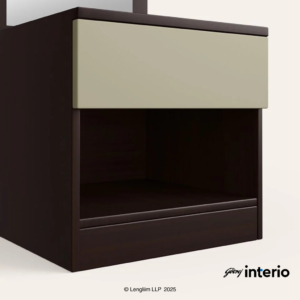 Godrej Interio Genesys Premium Dresser V2 (Dark Walnut) - Image 4