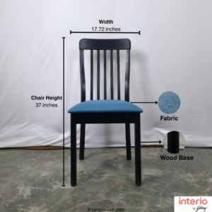Godrej Interio Allure Dining Chair (Royal Blue) - Image 6