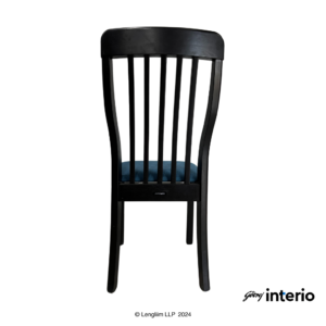 Godrej Interio Allure Dining Chair (Royal Blue) Back View