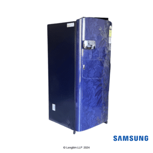 Samsung 184 Liters 1 Star Single Door Fridge (Mystic Overlay Blue, RR19C2YCZ6R) Front Angle View