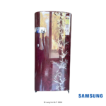 Samsung 184 Liters 1 Star Single Door Fridge (Mystic Overlay Red, RR19C2YCZ6R) Front View