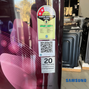 Samsung 183 Liters 2 Star Single Door Fridge (Blooming Saffron Red, RR20C2712R8) Actual Star Rating