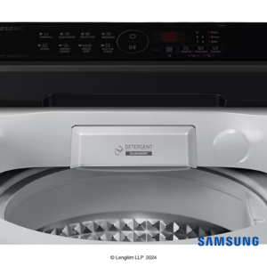 Samsung 7 Kg EcoBubble Top Load Fully Automatic Washing Machine (Light Gray, WA70BG4441BG) Detergent Box View