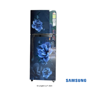 Samsung 236 Liters 2 Star Double Door Refrigerator (Camellia Blue, RT28C3022CU) Real Front View