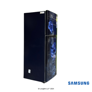 Samsung 236 Liters 2 Star Double Door Refrigerator (Camellia Blue, RT28C3022CU) Real Front Angle View