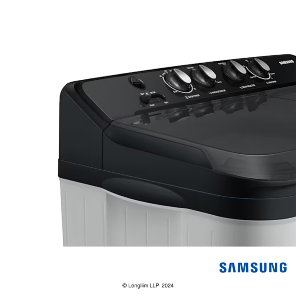 Samsung 7.5 Kg Semi Automatic Washing Machine with Hexa Storm Pulsator (Black, WT75C3200GG) Wash Tub Lid