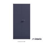 Godrej Interio Auraline Men Basic 2 Door Almirah (Textured Navy Blue) Front View