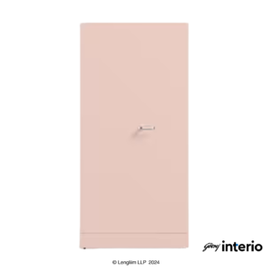 Godrej Interio Auraline Women Basic 2 Door Almirah (Matte Peach Whip) Front View