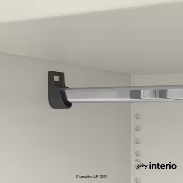Godrej Interio Slimline 3 Door Almirah (Locker, Portabella) Hanger Rod
