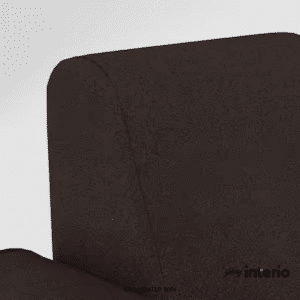 Godrej Interio Supreme Advance 1 Seater Fabric Sofa (Dark Brown) Top View