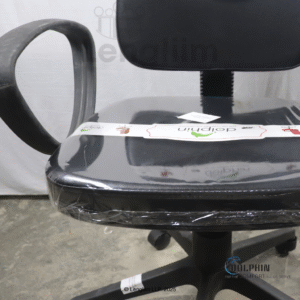 Dolphin DF 114 Budget Office Chair (Leatherite, Black) Seat View