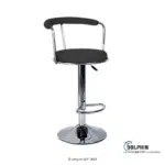 Dolphin DF 155 High Stool Chair (Black) Company Image