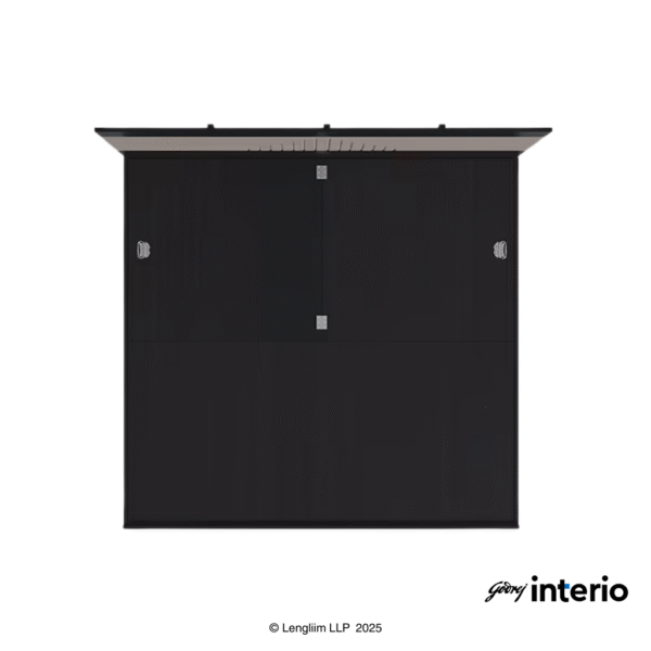 Godrej Interio Apex Nx King Size Engineered Wood Bed with Pull-Out Storage Top View