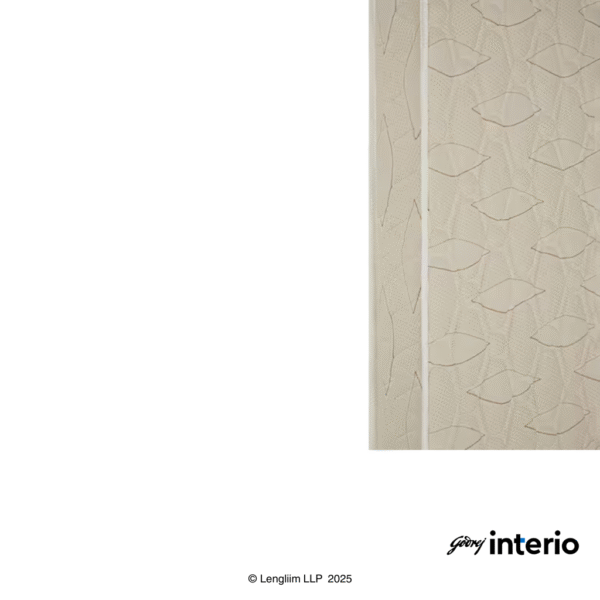 Godrej Interio Mattress Orthomatic Deluxe Queen Size 5 Inches (78 60 5) Top Angle View