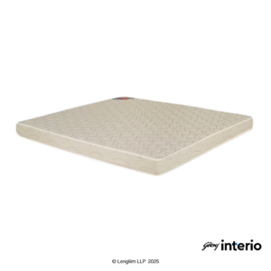 Godrej Interio Mattress Orthomatic Deluxe Queen Size 5 Inches (78 60 5) Front Angle View without prop