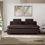 Godrej Interio Windsor 2 Seater Sofa Bed (Brown) Marketing View