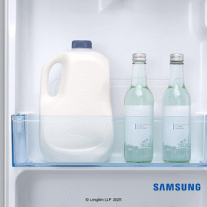 Samsung 183 Liters 3 Star Single Door Refrigerator (Camellia Blue, RR20C2723CU) Door Bottle Holders