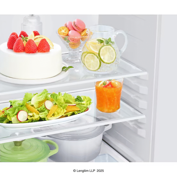 Samsung 189 Liters 5 Star Single Door Refrigerator (Midnight Blossom Blue, RR21C2H25UZHL) Toughened Glass Shelves