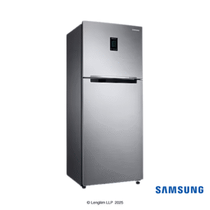 Samsung 301 Liters 2 Star Convertible Double Door Fridge (Elegant Inox, RT34C4522S8) Front Angle View