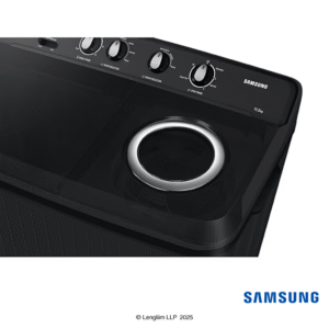 Samsung 11.5 Kg Semi Automatic Washing Machine (Dark Gray, WT11A4260GDTL) Panel View 3